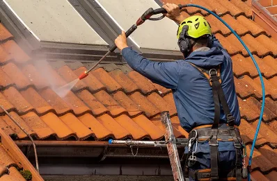 Démoussage et hydrofuge de toiture à Pommiers-Moulons